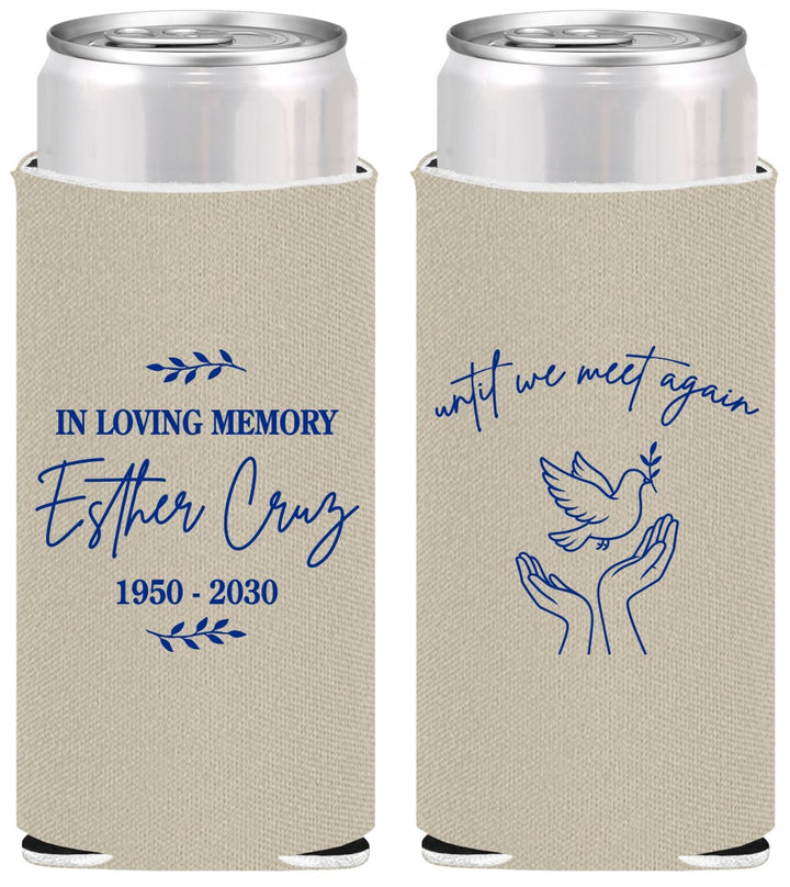 Personalized Memorial Slim Can Coolers - In Loving Memory | 310004