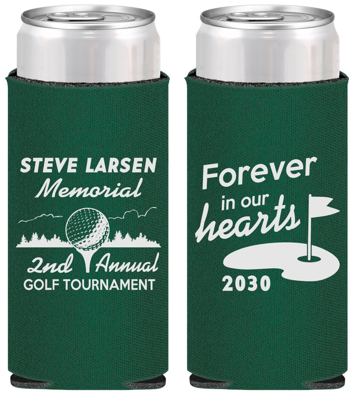 Personalized Memorial Slim Can Coolers - Forever In Our Hearts | 310006