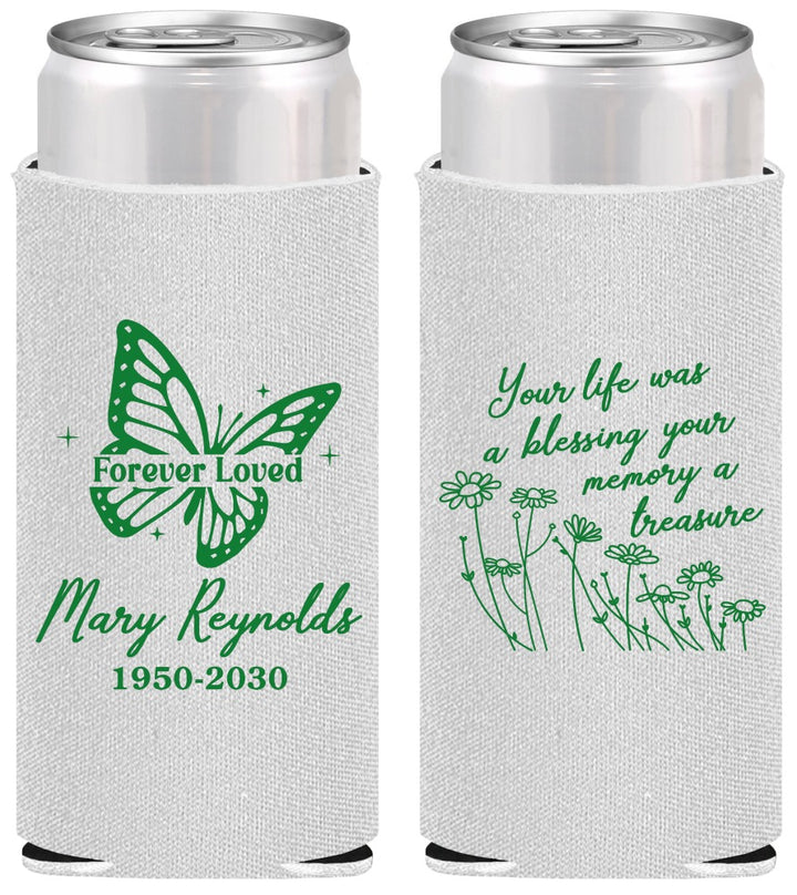 Personalized Memorial Slim Can Coolers - Forever Loved | 310013