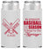 Personalized Wedding Slim Can Coolers - We Interrupt Baseball | 313