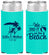 Personalized Wedding Slim Can Coolers - We Did It On The Beach | 317