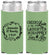 Personalized Wedding Slim Can Coolers - Love Laughter Happily | 326