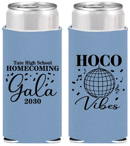 Personalized Homecoming Slim Can Coolers - Hoco Vibes | 330006