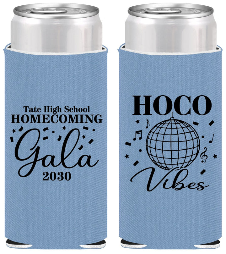 Personalized Homecoming Slim Can Coolers - Hoco Vibes | 330006