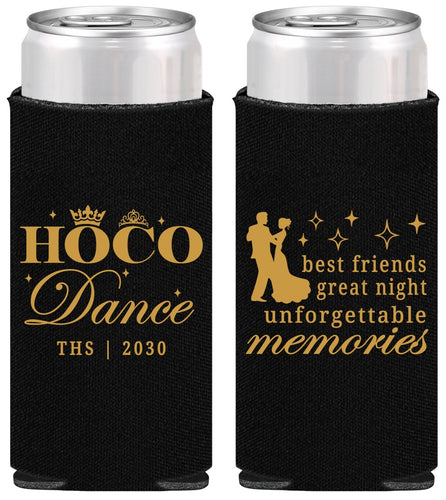 Personalized Homecoming Slim Can Coolers - Hoco Dance | 330007