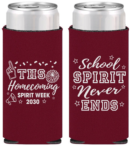 Personalized Homecoming Slim Can Coolers - Spirit Week | 330011