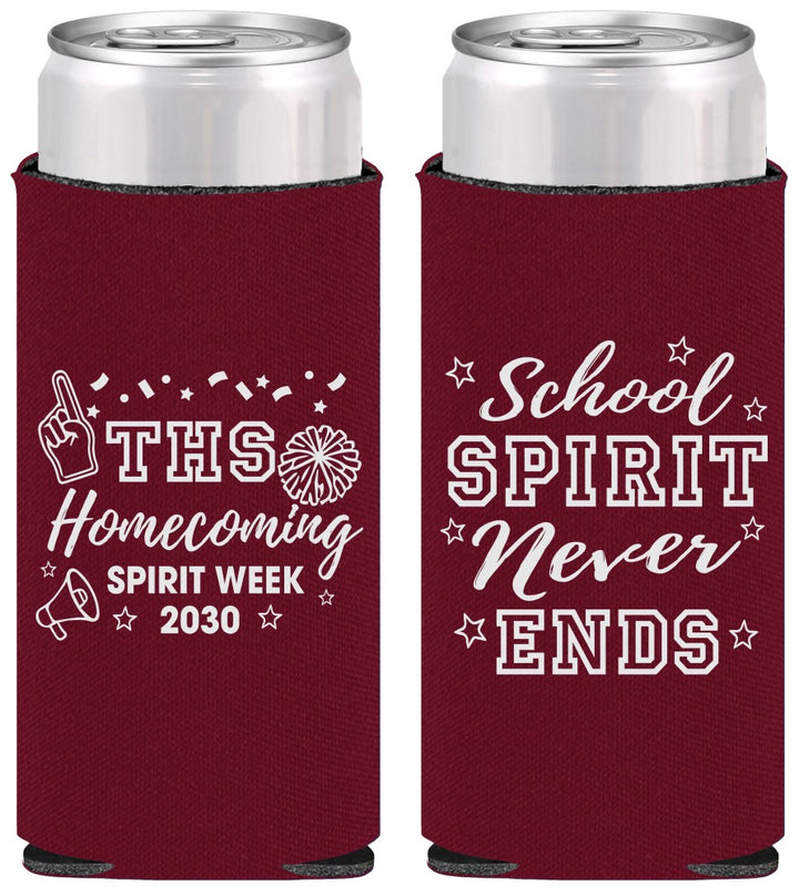 Personalized Homecoming Slim Can Coolers - Spirit Week | 330011