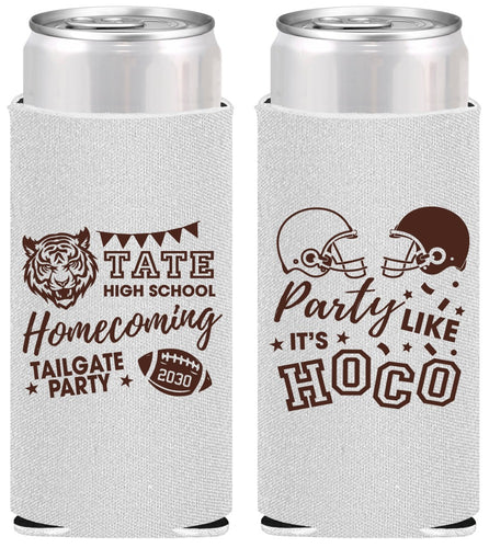 Personalized Homecoming Slim Can Coolers - Party Like Its Hoco | 330012