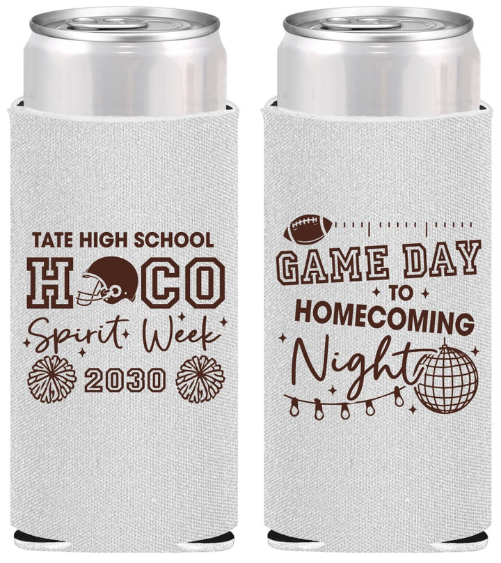 Personalized Homecoming Slim Can Coolers - Spirit Week | 330013
