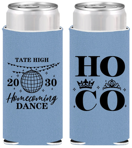 Personalized Homecoming Slim Can Coolers - Hoco Dance | 330016