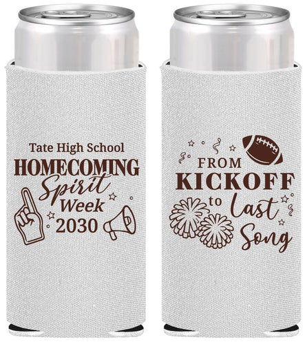 Personalized Homecoming Slim Can Coolers - Spirit Week | 330019