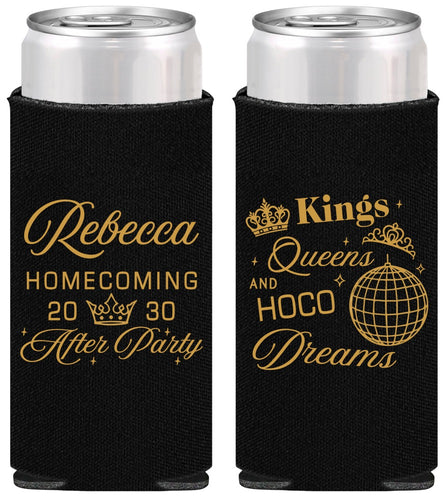 Personalized Homecoming Slim Can Coolers - Hoco After Party | 330027