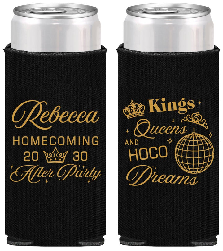 Personalized Homecoming Slim Can Coolers - Hoco After Party | 330027