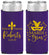 Personalized Wedding Slim Can Coolers - Mardi Gras | 339