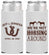 Personalized Wedding Slim Can Coolers - Horseshoe | 340