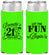 Personalized 21st Birthday Slim Can Coolers - Let The Fun Begin | 340009