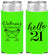 Personalized 21st Birthday Slim Can Coolers - Hello Twenty One | 340011