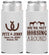 Personalized Wedding Slim Can Coolers - Horseshoe | 342