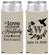 Personalized Wedding Slim Can Coolers - Love Laughter Happily | 345