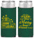 Personalized Wedding Slim Can Coolers - Left The Farm Tractor | 352