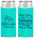 Personalized Wedding Slim Can Coolers - Sandy Feet Salty Kisses | 356
