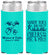 Personalized Wedding Slim Can Coolers - Sandy Feet Salty Kisses | 357