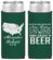 Personalized Wedding Slim Can Coolers - Relax Unwind Enjoy Beer | 360