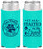 Personalized Wedding Slim Can Coolers - Started On The Beach | 362