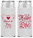 Personalized Wedding Slim Can Coolers - Heart Life | 387