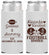Personalized Wedding Slim Can Coolers - Hearts United Football | 395