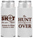 Personalized Wedding Slim Can Coolers - The Hunt Is Over | 400