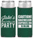 Personalized Bachelor Party Slim Can Coolers - Caution Expires On | 40009
