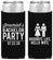 Personalized Bachelor Party Slim Can Coolers - Goodbye Life Hello Wife | 40019