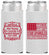 Personalized Bachelor Party Slim Can Coolers - Star Spangled Hammered | 40032