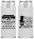 Personalized Bachelor Party Slim Can Coolers - Formal Skeleton | 40048