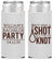 Personalized Bachelor Party Slim Can Coolers - Buy Him A Shot | 40051