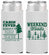 Personalized Bachelor Party Slim Can Coolers - Camping | 40065