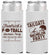 Personalized Bachelor Party Slim Can Coolers - Football | 40067