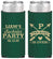Personalized Bachelor Party Slim Can Coolers - Hunt Is Over | 40082