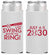 Personalized Bachelor Party Slim Can Coolers - Baseball | 40087