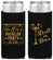 Personalized Bachelor Party Slim Can Coolers - Mardi Gras | 40092