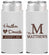 Personalized Wedding Slim Can Coolers - Monogram | 402