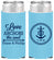 Personalized Wedding Slim Can Coolers - Love Anchors The Soul | 405