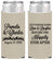 Personalized Wedding Slim Can Coolers - Love Laughter Happily | 409