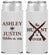 Personalized Wedding Slim Can Coolers - The Hunt Is Over | 412