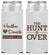 Personalized Wedding Slim Can Coolers - The Hunt Is Over | 427