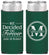 Personalized Wedding Slim Can Coolers - Monogram | 435