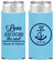 Personalized Wedding Slim Can Coolers - Love Anchors The Soul | 440