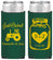 Personalized Wedding Slim Can Coolers - Just Hitched Mason Jar | 483