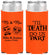 Personalized Wedding Slim Can Coolers - Til Death Do Us Part | 487